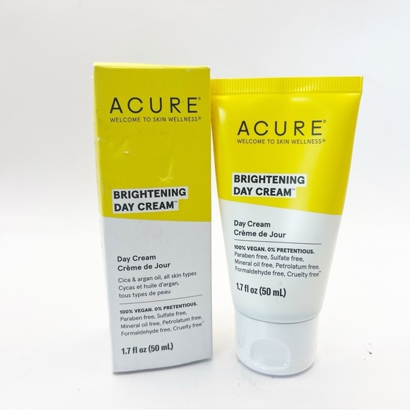 ACURE Brightening Day Cream 1.7 Fl oz/50 ml NEW SEALED - Picture 1 of 4